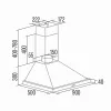 Cata Beta PRO 9000 BK odsávač pár, 90 cm, čierna