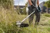 BOSCH GFR 18V-23 Bozótvágó (bez batérie a nabíjačky; vállpánttal; Pro-Tap orsóval és damillal; növényvédő kengyellel; 3 fogú késsel), kartondobozban