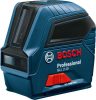BOSCH 0601063L00 GLL 2-10 Vonallézer + 3 db 1,5-V-LR6 (AA)