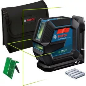 BOSCH 0601063W00 GLL 2-15 G zöld Vonallézer + LB 10