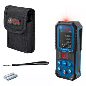   BOSCH 0601072S00 GLM 50-22 Lézeres távolságmérő + 2 ks 1,5 V LR6 (AA)