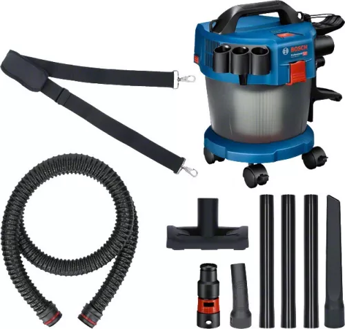 BOSCH 06019C6302 GAS 18V-10 L Akumulátorová vysávač görgőkkel (bez batérie a nabíjačky)