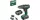 BOSCH 06039D4002 UniversalDrill 18 Akumulátorová fúróskrutkovač (2x1,5Ah) v kufri