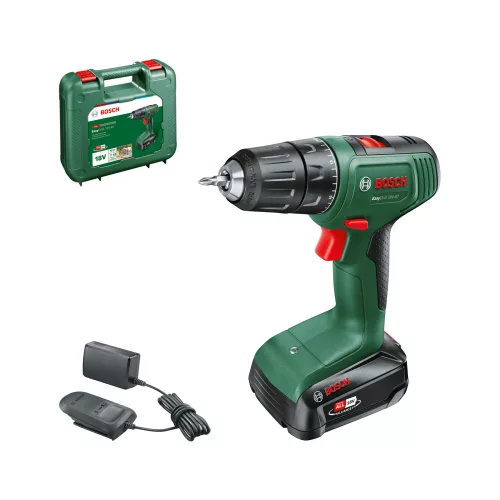 BOSCH 06039D8004 Easydrill 18V-40 Akumulátorová fúróskrutkovač (1x 2,0Ah) + AL18V-20