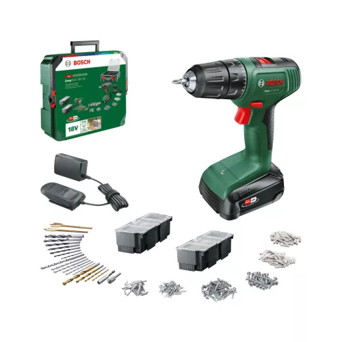 BOSCH 06039D8006 EasyDrill 18V-40 Akumulátorová fúróskrutkovač (1x 1,5 Ah) + töltő