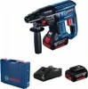 BOSCH 0611911121 GBH 180- LI (2x4.0Ah + GAL 18V-40) Akumulátorová, szénkefementes vŕtacie kladivo SDS-Plus v kufri