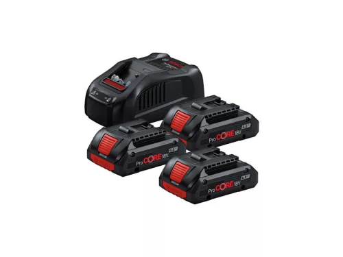 BOSCH 0615990N2G Batéria szett (3x GBA 18V 4.0Ah + GAL 1880)