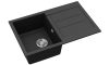 EVIDO Cubo 45S granitový drez, 780 x 500 mm, antracit