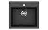 EVIDO Quadro 6 granitový drez, 562 x 510 mm, antracit