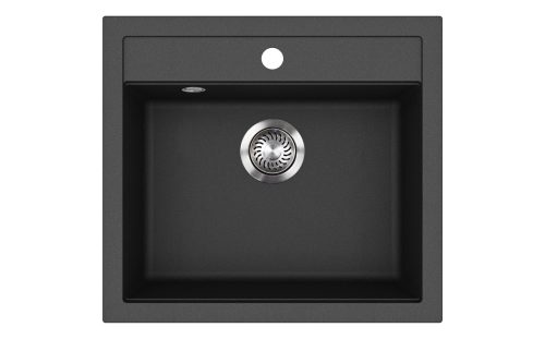 EVIDO Quadro 6 granitový drez, 562 x 510 mm, antracit