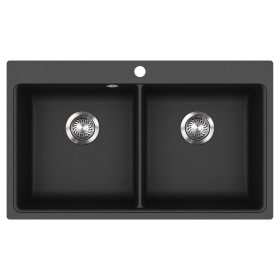 EVIDO Quadro 9 granitový drez, 860 x 510 mm, antracit