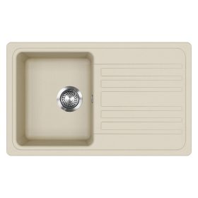EVIDO Home 45S granitový drez, 765 x 460 mm, béžová