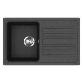 EVIDO Home 45S granitový drez, 765 x 460 mm, antracit