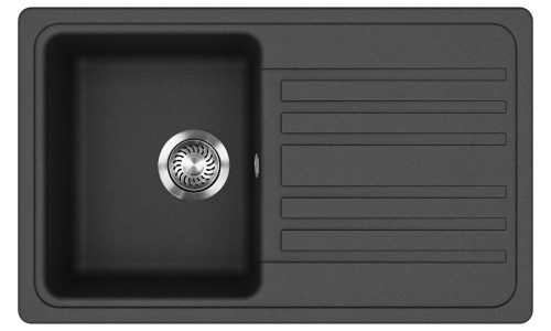 EVIDO Home 45S granitový drez, 765 x 460 mm, antracit