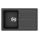 EVIDO Home 45S granitový drez, 765 x 460 mm, antracit