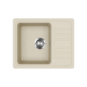   EVIDO Home 45S compact granitový drez, 575 x 460 mm, béžová