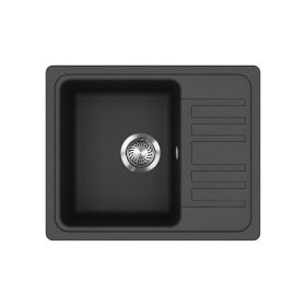   EVIDO Home 45S compact granitový drez, 575 x 460 mm, antracit