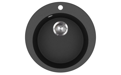 EVIDO Tondo okrúhly granitový drez, 505 mm, antracit
