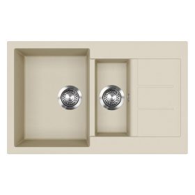 EVIDO Cubo 6S granitový drez, béžová