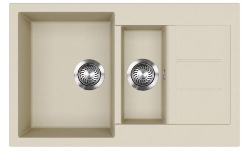 EVIDO Cubo 6S granitový drez, béžová