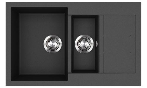 EVIDO Cubo 6S compact gránit mosogató800x500 antracit