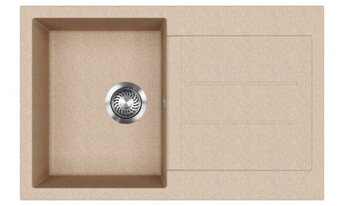 EVIDO Cubo 45S gránit mosogató, 780 x 500mm, avena
