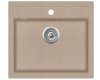 EVIDO Quadro 6 gránit mosogató, 562 x 510mm, avena
