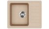 EVIDO Home 45S compact granitový drez, 575 x 460 mm, avena