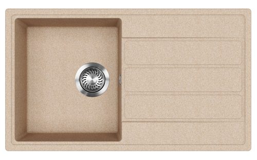 EVIDO Easy 45S granitový drez, 760 x 440 mm, avena