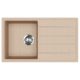 EVIDO Easy 45S gránit mosogató, 760 x 440 mm, avena