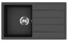 EVIDO Easy 45S granitový drez, 760 x 440 mm, antracit