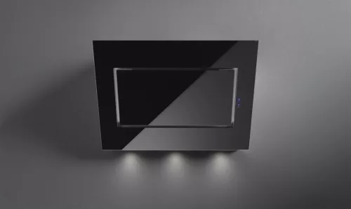 FALMEC QUASAR fali páraelszívó, 90 cm, fekete üveg