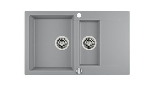 Teka Clivo 60 BT-Q Beépíthető gránit mosogató Metál szürke