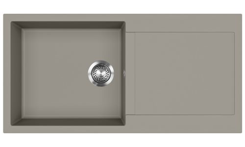 EVIDO Cubo XL 6S gránit mosogató, 1000 x 500 mm, platina