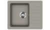 EVIDO Home 45S compact gránit mosogató 575x460 mm platina