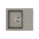 EVIDO Home 45S compact gránit mosogató 575x460 mm platina
