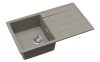 EVIDO Easy 45S granitový drez, 760 x 440 mm, platinová