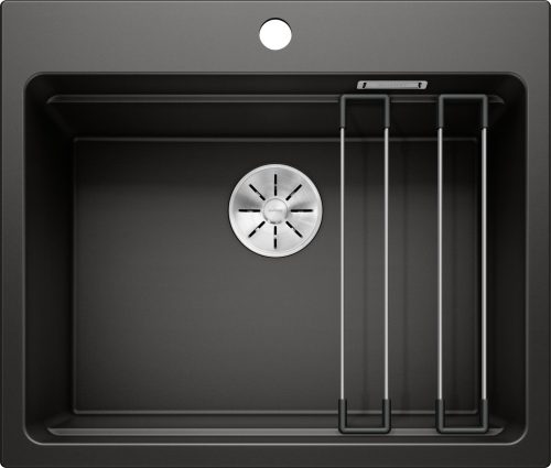 BLANCO ETAGON 6 čierna so sifonom, bez excentra