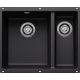 BLANCO ROTAN 340/160-U ľavý čierna bez excentra