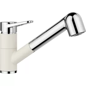 BLANCO WEGA-S II krémová biela / chróm HD