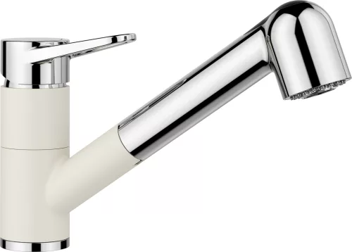BLANCO WEGA-S II krémová biela / chróm HD