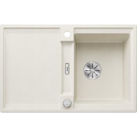 BLANCO ADIRA 45S krémová biela so sifonom, s excentrom