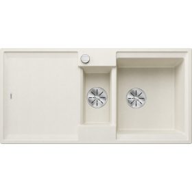 BLANCO ADIRA 6S krémová biela so sifonom, s excentrom