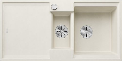 BLANCO ADIRA 6S krémová biela so sifonom, s excentrom