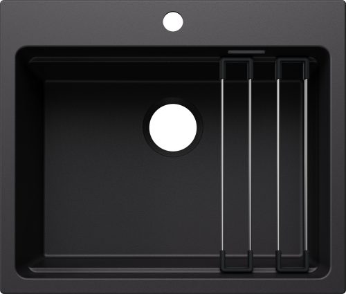 BLANCO ETAGON 6 čierna bez odtoku