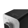 SMEG automatický kávovar, Collezione design, napeňovač mlieka funkcia, matná čierna