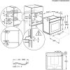 AEG BCE455351M Beépíthető sütő gőz funkcióval | Inox