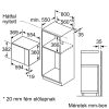 BOSCH BEL554MS0 Serie|6 Beépíthető mikrohullámú sütő | Nemesacél