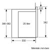 BOSCH BEL554MS0 Serie|6 Beépíthető mikrohullámú sütő | Nemesacél