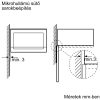 BOSCH BEL554MS0 Serie|6 Beépíthető mikrohullámú sütő | Nemesacél